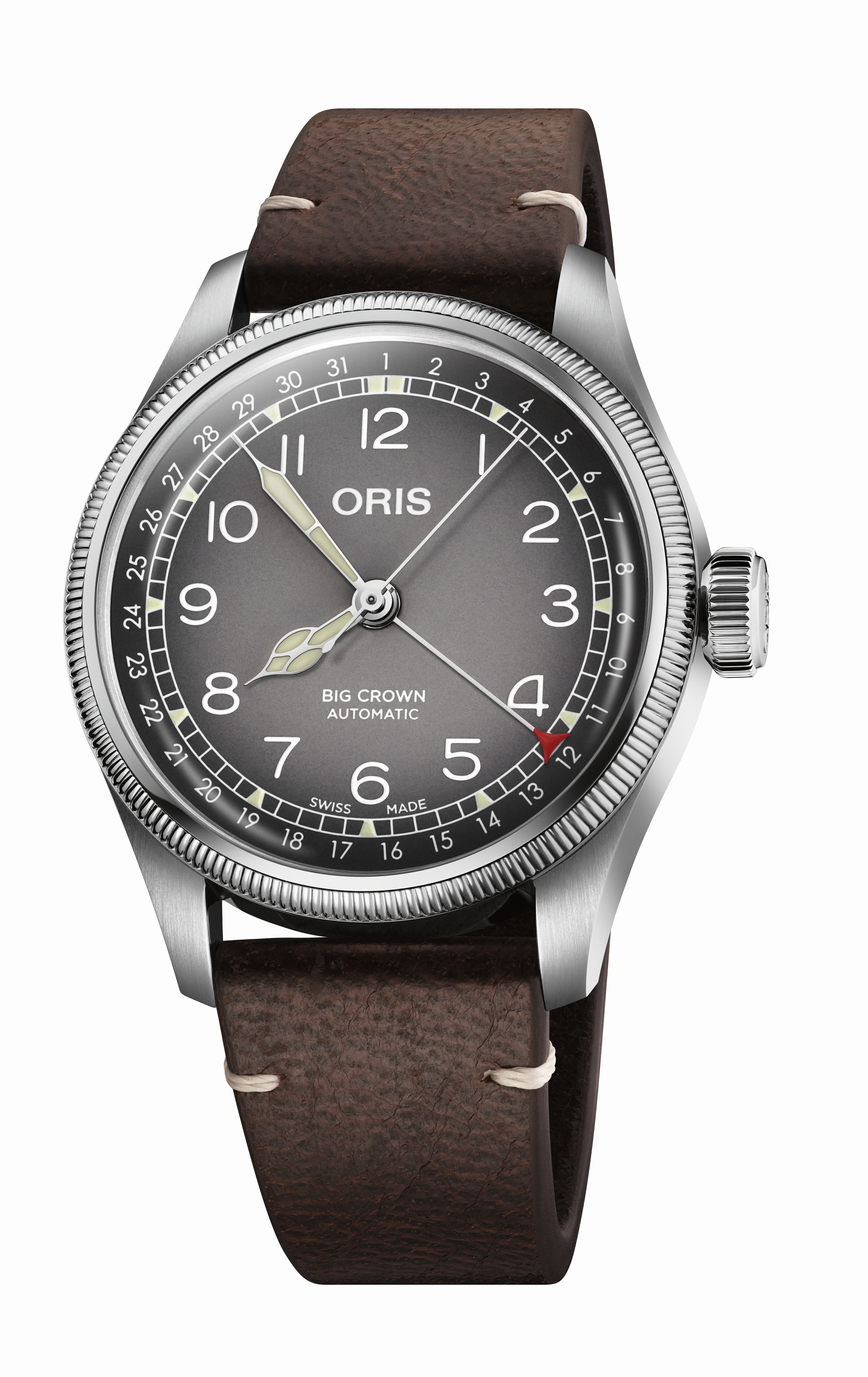 ORIS  Женские швейцарские часы, автоматический механизм, сталь, 38 мм
